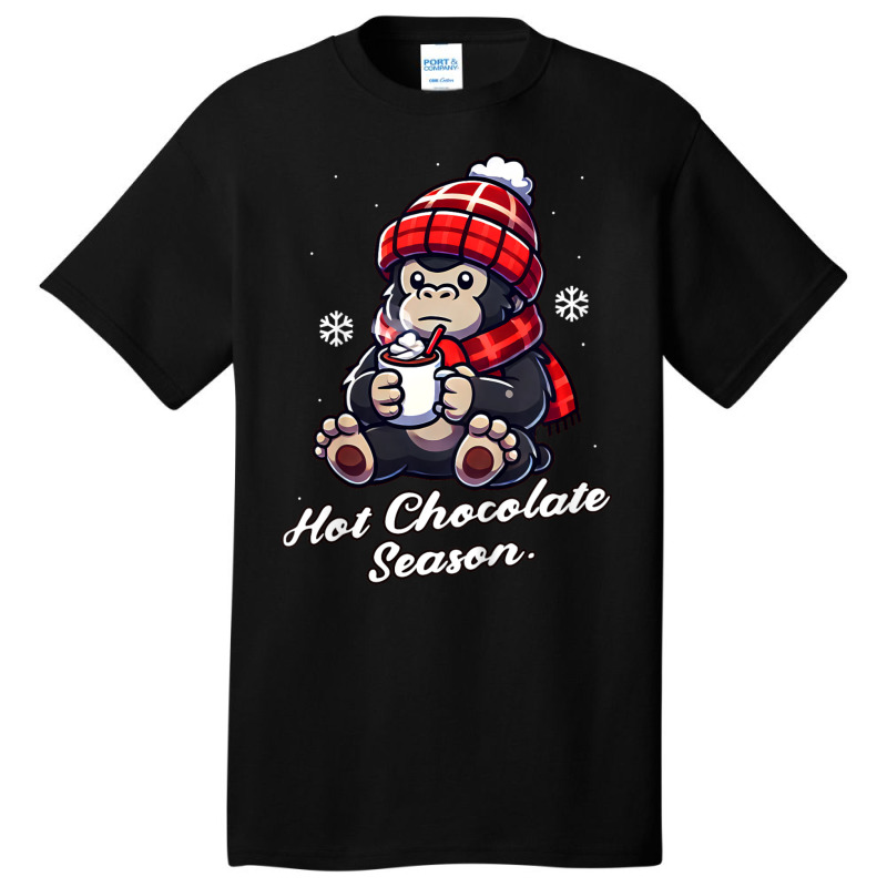 Gorilla Hot Choco Christmas 2024 Basic T-shirt | Artistshot