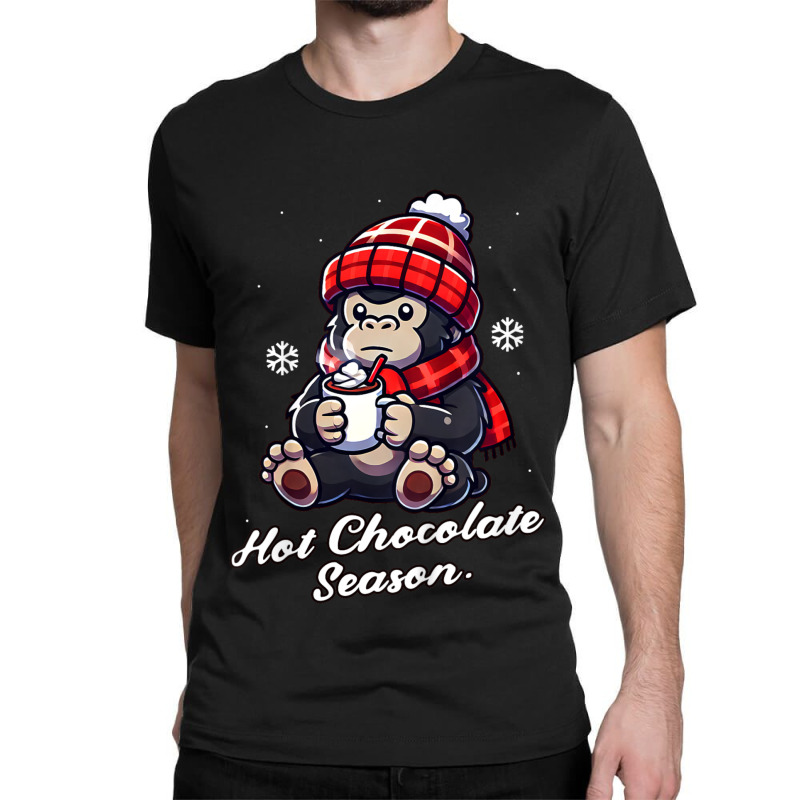 Gorilla Hot Choco Christmas 2024 Classic T-shirt | Artistshot