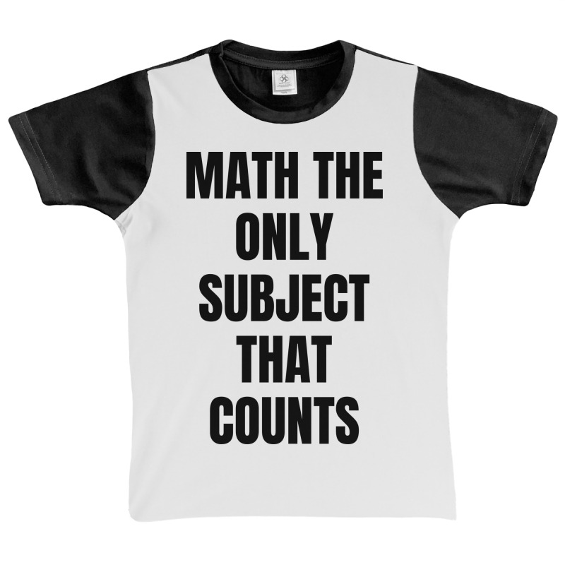 Math The Only Subject That Counts Graphic Youth T-shirt | Artistshot