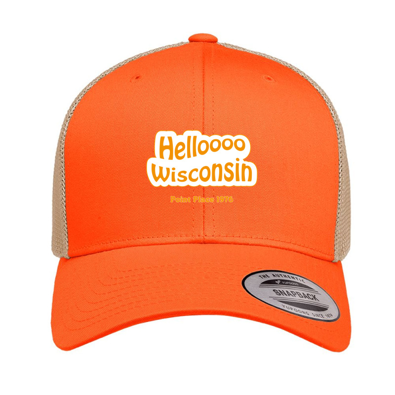 Helloooo Wisconsin Retro Trucker Cap by cm-arts | Artistshot