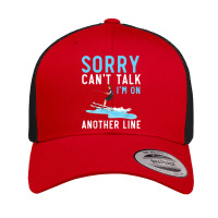 Sorry Can't Talk I'm On Another Line Water Skiing Water Ski Retro Trucker Cap | Artistshot