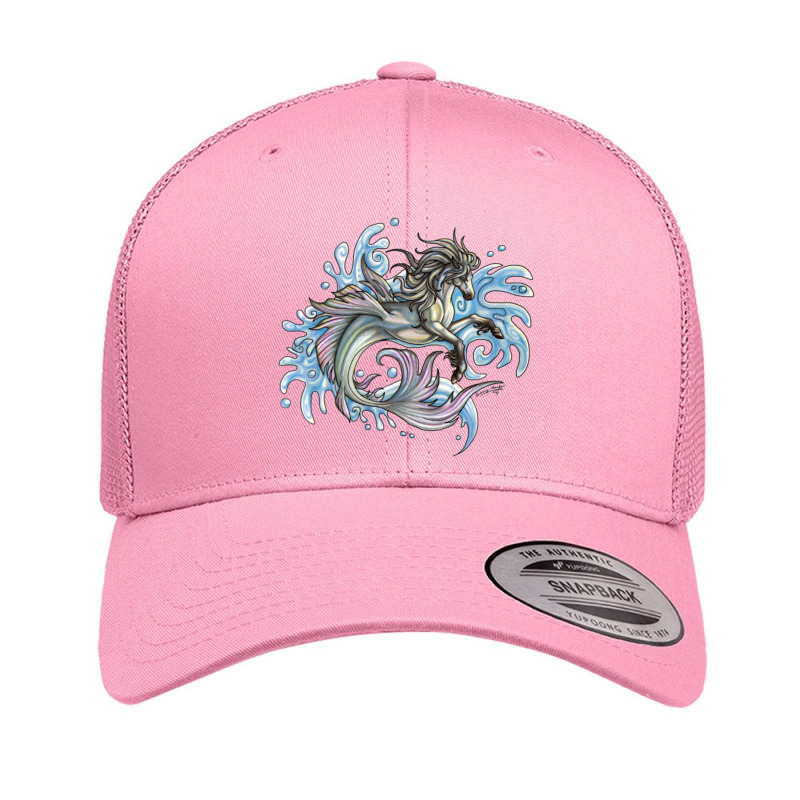 Marine Sea Horse Retro Trucker Cap by QuaidXan | Artistshot