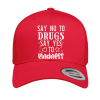 Say No To Yes To Kindness Red Ribbon Week Awareness Retro Trucker Cap | Artistshot