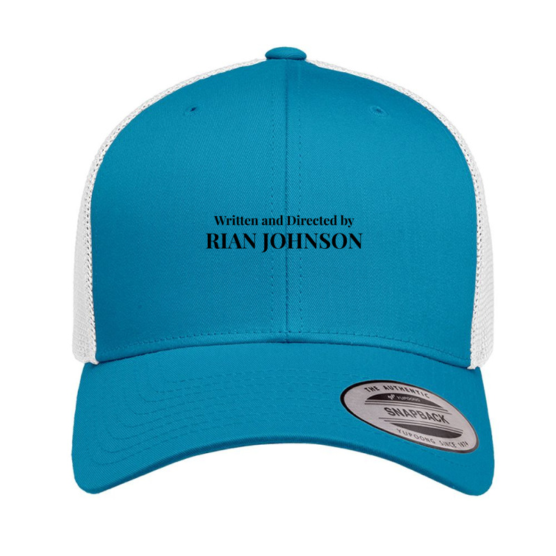 Rian Johnson Retro Trucker Cap by cm-arts | Artistshot