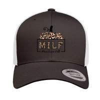 Milf Man I Love Fall Funny Woman Autumn Seasons Lover Retro Trucker Cap | Artistshot