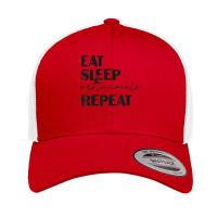 Writing Quill Novel Writer & Published Author Eat Sleep T Shirt Retro Trucker Cap | Artistshot