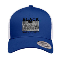 Vintage Black Business Black History Month Black Wall Street Music Ret Retro Trucker Cap | Artistshot