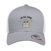 The Child I'm All Ears Outline Retro Trucker Cap | Artistshot