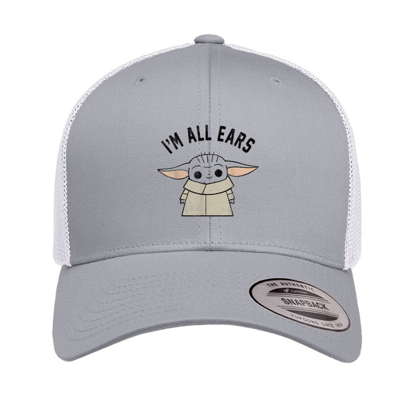 The Child I'm All Ears Outline Retro Trucker Cap by cm-arts | Artistshot