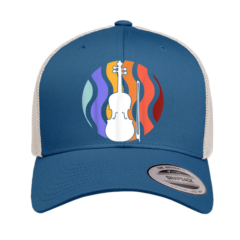 Retro Vintage Violin Musical Instrument For Violinist Retro Trucker Cap by Deluxe | Artistshot