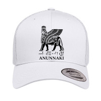 Anunnaki, Lamassu, Cuneiform Text, (blackwhite) Retro Trucker Cap | Artistshot