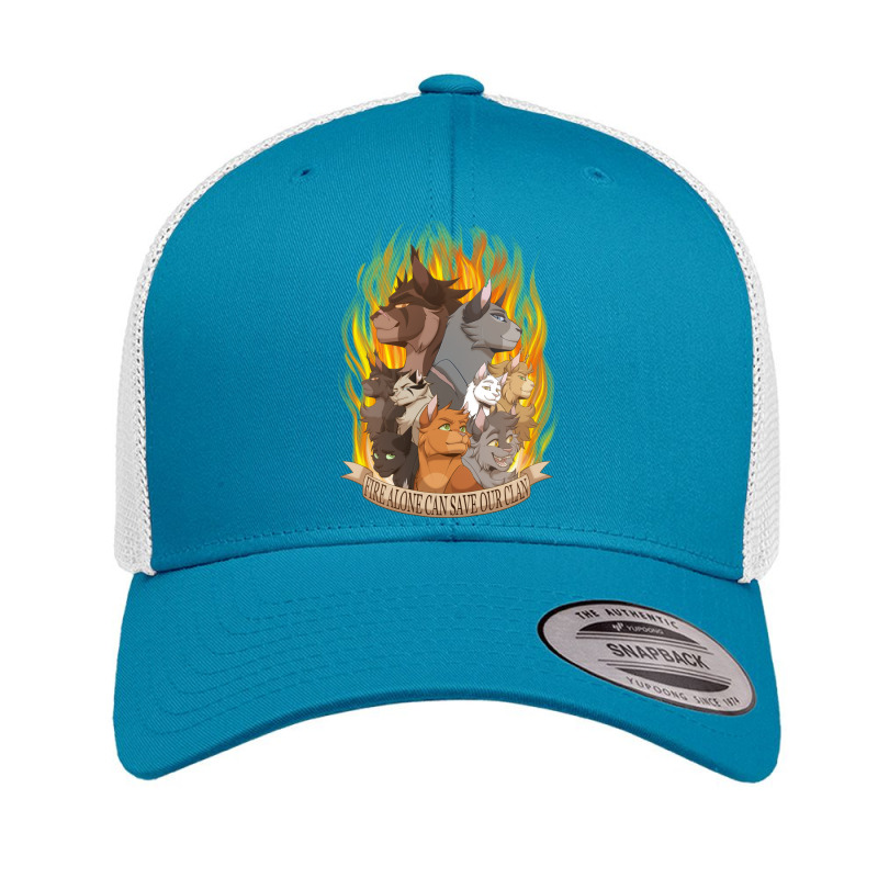 Fire Alone Retro Trucker Cap by cm-arts | Artistshot