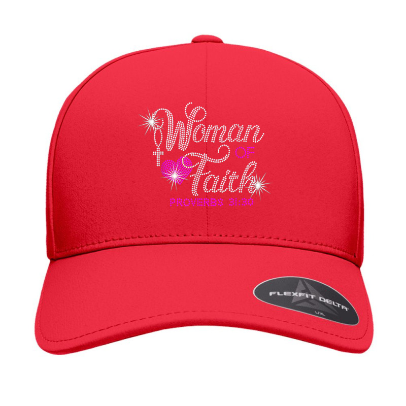 Woman Of Faith Bling Rhinestone Funny Christian Birthday Seamless Cap by RandiCrystalGraber | Artistshot