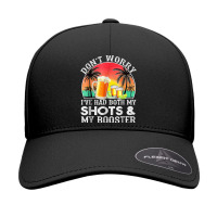 Summer Sunsedon'worry I've Had Both My Shots Booster Graphic Seamless Cap | Artistshot