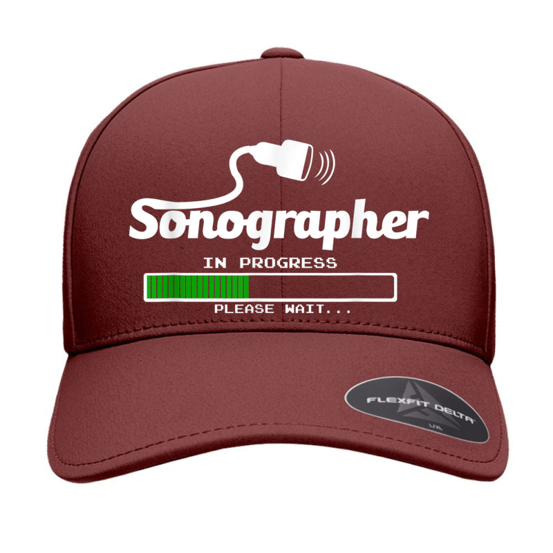 Sonography In Progress For Future Sonographer Radiologist Seamless Cap by Newshirt | Artistshot