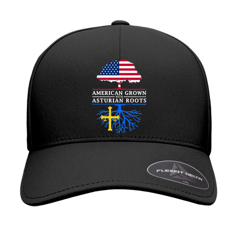 Asturias American Flag Family Reunion Long Sleeve Seamless Cap by CesarEmmanuelNavarrete | Artistshot