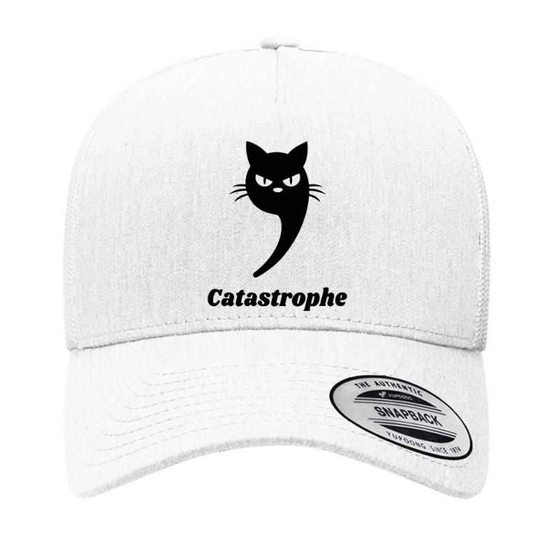 Funny Grammar Cat Yupoong Trucker Cap by Sripit | Artistshot