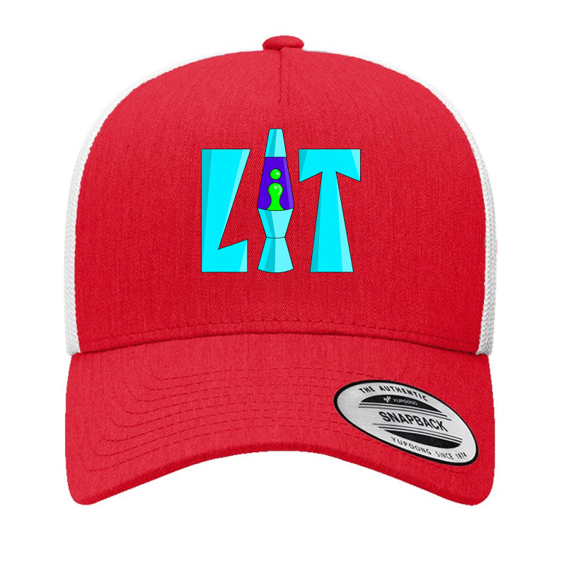 Lit Lava Lamp Drippy Retro 80's 90's Graffiti Yupoong Trucker Cap by new121 | Artistshot