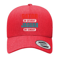 Gator On Saturday Jaguar On Sunday Sports Fans Funny Vintage T Shirt Yupoong Trucker Cap | Artistshot