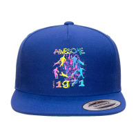 Awesome Since 1971. Agility Dog Training Graffiti Design T Shirt 5 Panel Snapback Cap | Artistshot