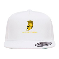 Motivational Latin Language Motto   Actions, Not Words T Shirt 5 Panel Snapback Cap | Artistshot