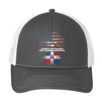 American Raised With Dominican Roots Republic T Shirt Pa Trucker Cap | Artistshot