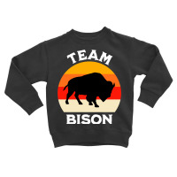 Plains Bison Team Bison Toddler Sweatshirt | Artistshot