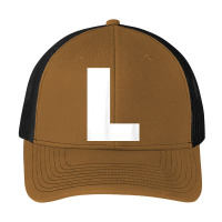 Letter L Capital Alphabet Monogram Initial T Shirt Pa Trucker Cap | Artistshot