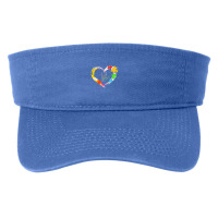 Autism Awareness Special Ed Teacher Asl Sign Language Puzzle Fashion Visor | Artistshot