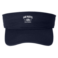 San Mateo California Ca Vintage State Athletic Style T Shirt Fashion Visor | Artistshot