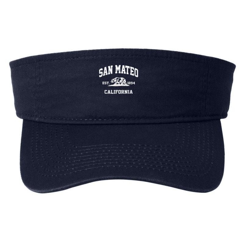 San Mateo California Ca Vintage State Athletic Style T Shirt Fashion Visor by mikidicosmo | Artistshot