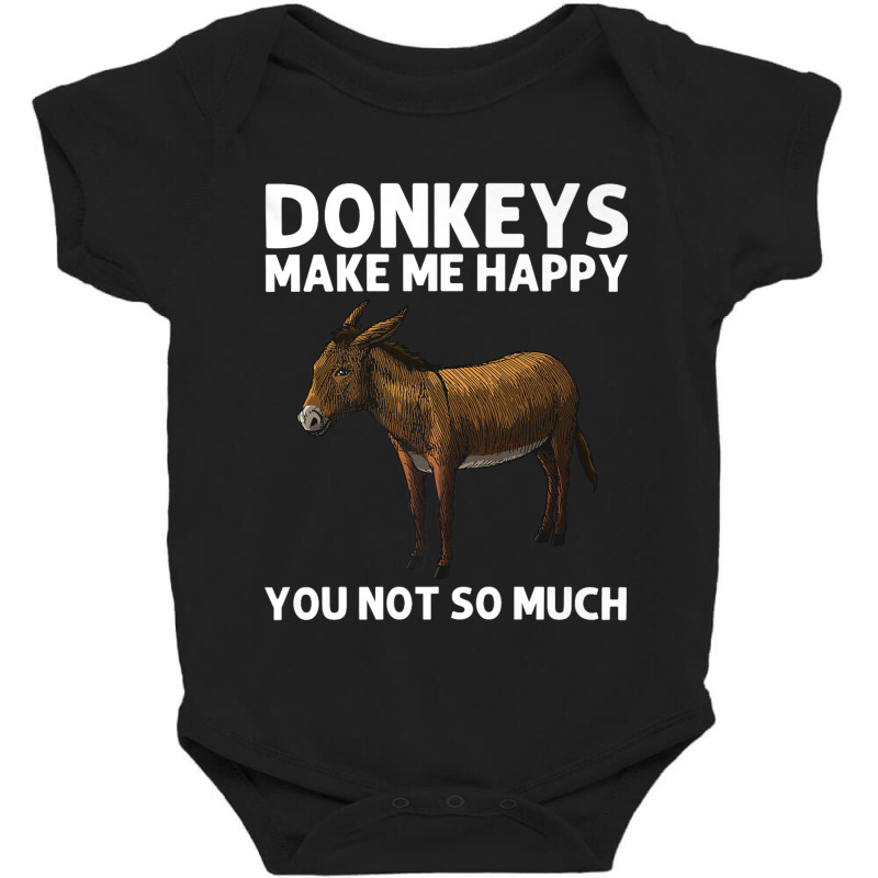 Farm Animal Donkey Lovers Baby Bodysuit by Kasey | Artistshot