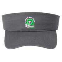 Womens Proud Girlfriend Of A Lyme Disease Warrior Boyfriend V Neck Fashion Visor | Artistshot