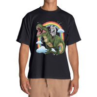 Possum Opossum Riding Dinosaur T Rex Urban Heavy T-shirt | Artistshot