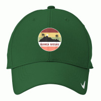 Guinea Bissau Mountain And Palms T Shirt Nike Dri-fit Cap | Artistshot