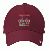 I'm Biker Dad Fathers Day Wheely Cooler Bicycle Bike Cycling Nike Dri-fit Cap | Artistshot