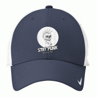 Memento Mori Stay Punk   Funny Goth Rock In Death And Life T Shirt Nike Dri-fit Cap | Artistshot