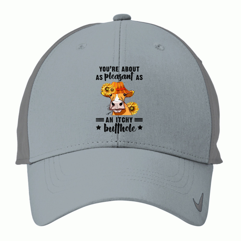 You're About As Pleasant As An Itchy Butthole T Shirt Nike Dri-fit Cap | Artistshot