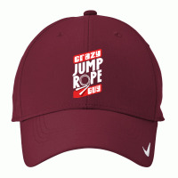 Rope T  Shirt Jump Rope Skipping Rope Jumping Crazy Jump Rope Guy Funn Nike Dri-fit Cap | Artistshot