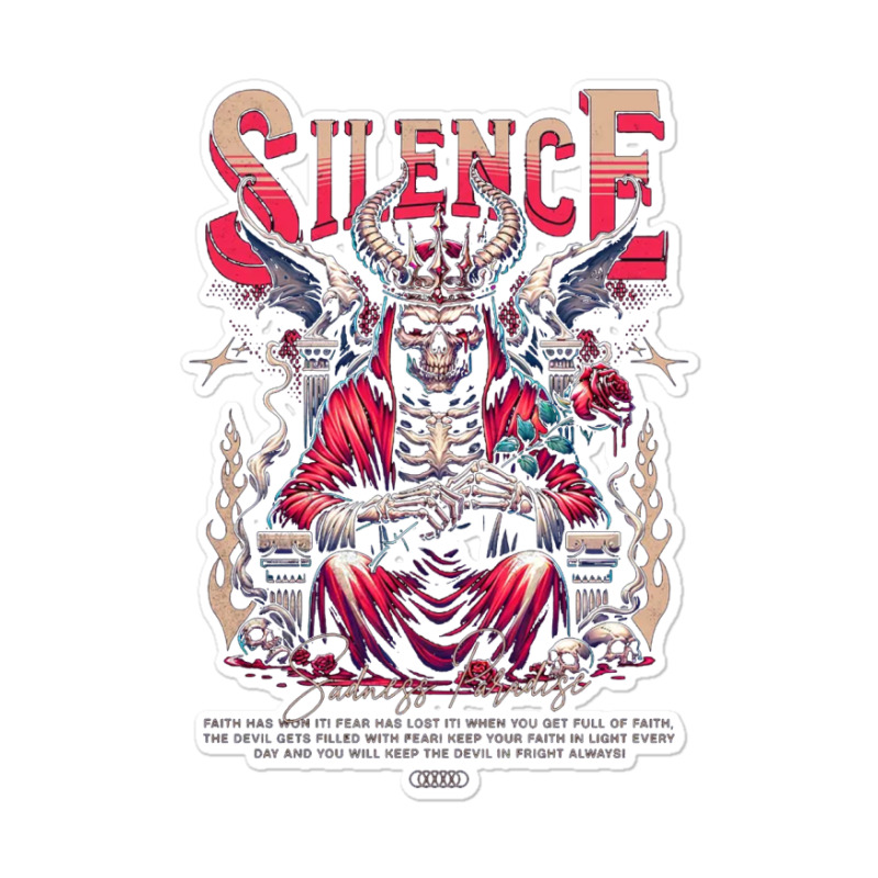 Silence - Sadness Paradise Sticker | Artistshot