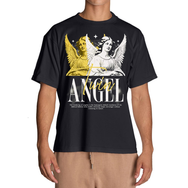 Twin Angel Urban Heavy T-shirt | Artistshot