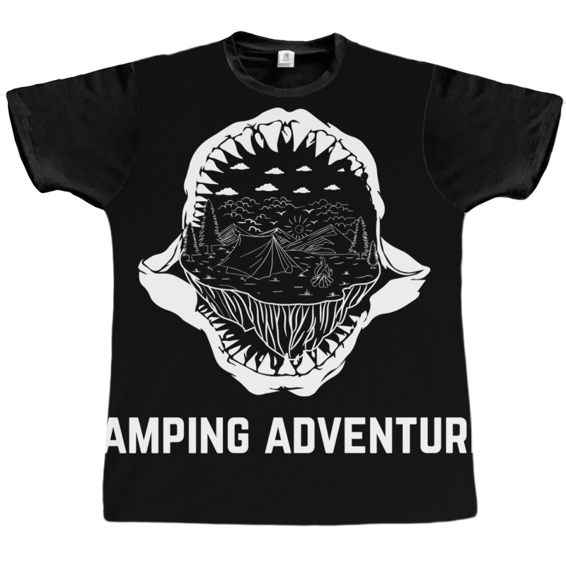 Camping Adventure Hiking Graphic T-shirt | Artistshot