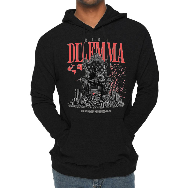 Rich Dilemma Lightweight Hoodie by phamtruong | Artistshot