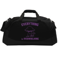 Everything Is Overwhelming Active Duffel | Artistshot