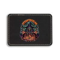 Spooktacular Rectangle  Leatherette Patch | Artistshot