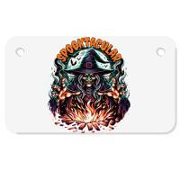 Spooktacular Motorcycle License Plate | Artistshot