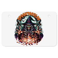 Spooktacular Atv License Plate | Artistshot