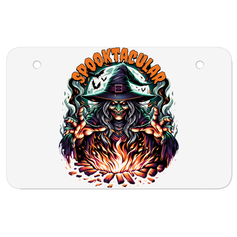 Spooktacular Atv License Plate | Artistshot