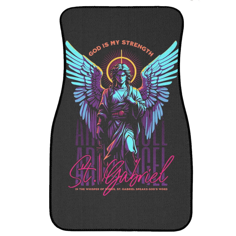 St. Gabriel Front Car Mat | Artistshot