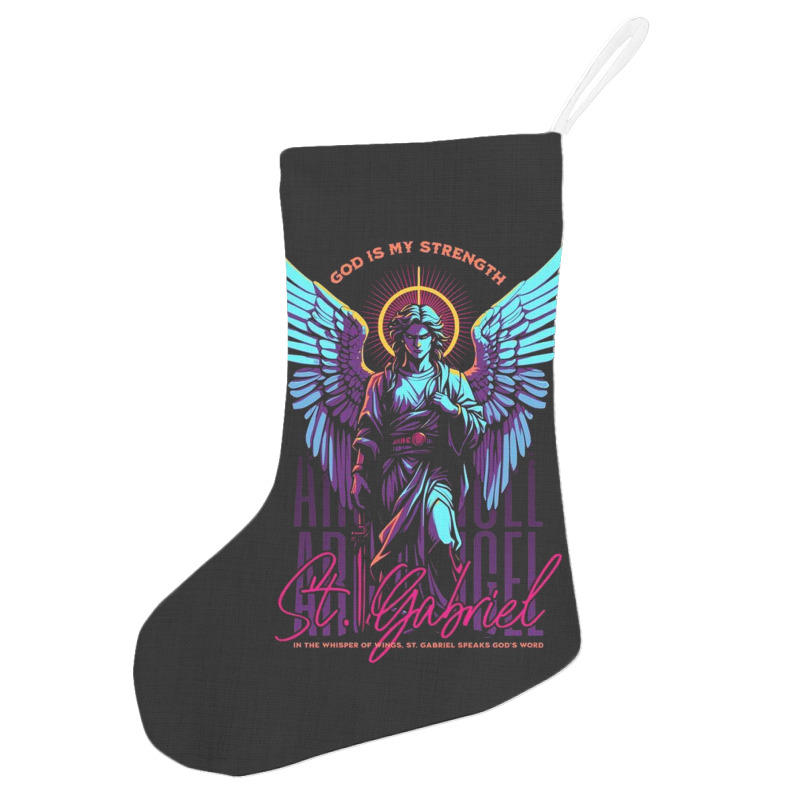 St. Gabriel Holiday Stocking | Artistshot